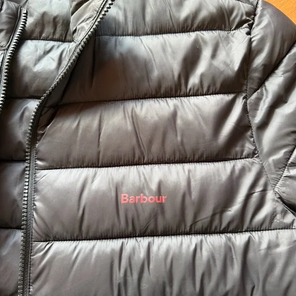 Barbour Black Quilted Packable Puffer Jacket